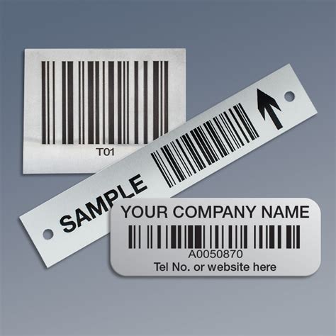 aluminum barcode labels